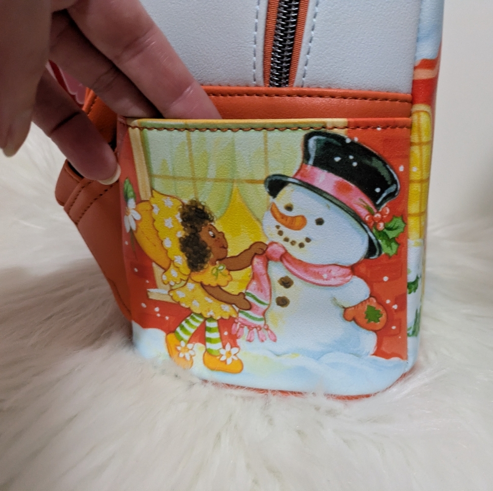 LAST PRICE DROP Loungefly Strawberry Shortcake & Friends Winter Mini Backpack! - Picture 8 of 10